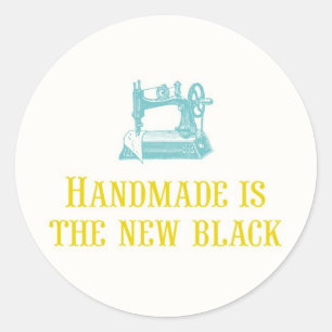 Handgemaakt is de New Black Stickers