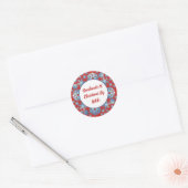 Handgemaakt met kerst door Stickers (Envelop)