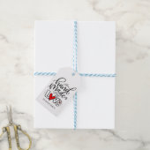 HANDGEMAAKT MET LIEFDE CADEAULABEL (Met Touw)