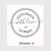 Handgemaakt met liefde Crafting Mailing Sticker (Vel)