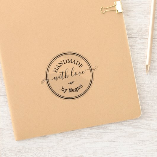 Handgemaakt met liefde Crafting Mailing Sticker (Notitieboek)