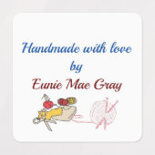 Handgemaakt met liefde door labels (Design 1)