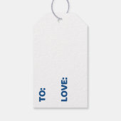 Handgemaakt Met Liefde Gift Label voor Makers Cadeaulabel (Achterkant)