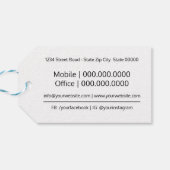 Handgemaakt met liefde label cadeaulabel (Achterkant Horizontaal)