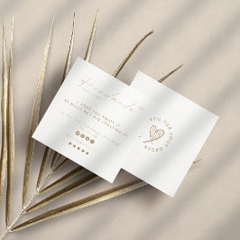 Handgemaakt met liefde Logo Small Business SocialM Vierkante Visitekaartje