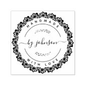 Handgemaakt Met Liefde Rustieke Zelfinking Stamp Zelfinktende Stempel (Design)