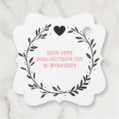 Handgemaakt met Love Bedankjes Labels (Achterkant)