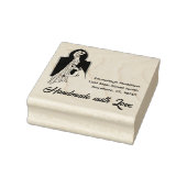 Handgemaakt met Love  Dressmaker Rubberstempel (Stempel)