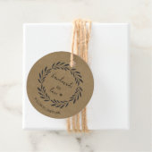 Handgemaakt met Love Etsy Home Crafter Craft Show Bedankjes Labels (In situ)