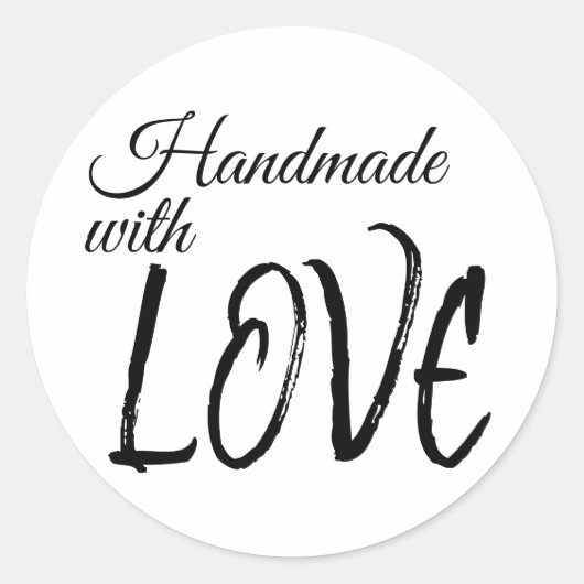 Handgemaakt met Love Label (Voorkant)