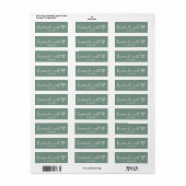 Handgemaakt met Love | Monogramlabel voor deegware Etiket (Full Sheet)