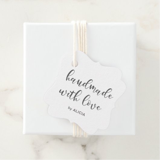 Handgemaakt met Love Pastel Product Labels (In situ)