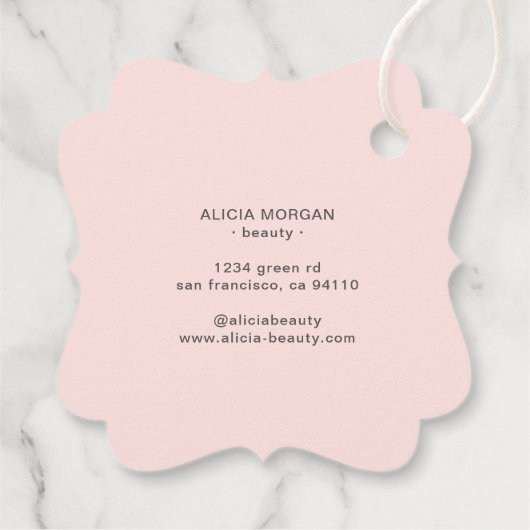 Handgemaakt met Love Pastel Product Labels (Achterkant)