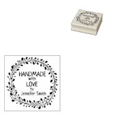 Handgemaakt met Love, Rubberstempel (Gestempeld)