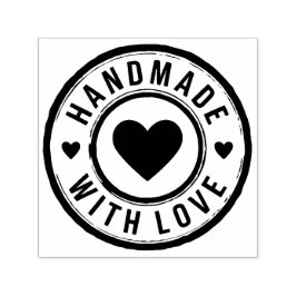 Handgemaakt met Love Self Inking Stamp Zelfinktende Stempel