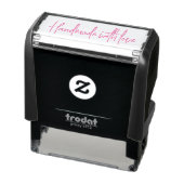 Handgemaakt met Love Simple Script Zelfinktende Stempel (Product)