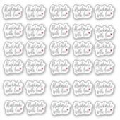 Handgemaakt met Love Stickers (Voorkant)