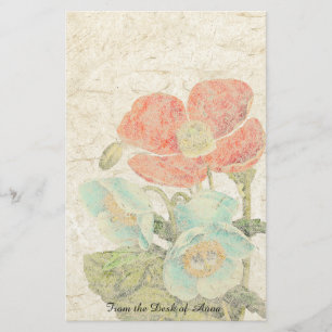 Handgemaakt papier — Floral van tandpasta