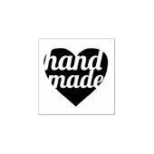 Handgemaakt script — Heart Product Stempel (Afrduk)