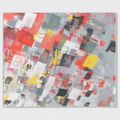 Handgemaakt surrealistisch abstract patroon. Moder Cadeaupapier (Vlak)