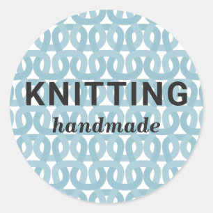 Handgemaakt. Uitrusting voor de krachtopening. Kni Ronde Sticker