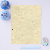 Handgemaakt vezelpapier flyer (Enkel)