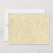 Handgemaakt vezelpapier kaart (Achterkant)