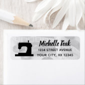 Handgemaakt Winkelnaaimachine Etiket (Insitu)