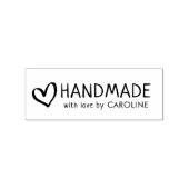 Handgemaakt zakelijk mooi script 	rubberstempel (Gestempeld)