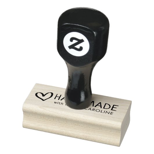 Handgemaakt zakelijk mooi script 	rubberstempel (Stempel)