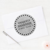 handgemaakte ambachtsman ronde sticker (Envelop)