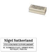 Handgemaakte ambten Rubberstempel Rubberstempel (Gestempeld)