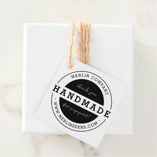 Handgemaakte Bedrijf Dank u Cadeaus Hang Label van (In situ)