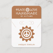 Handgemaakte Business QR Code Sieraden Display Kaa Contactkaartje (Voorkant)