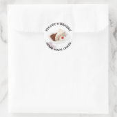 Handgemaakte Cakes Label Bakery Sticker (Tas)