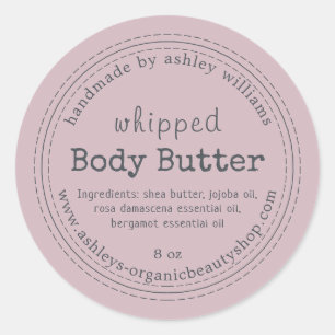 Handgemaakte carrosserieboter Organic Business Paa Ronde Sticker
