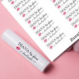 Handgemaakte Clear Lip Gloss Tube Label