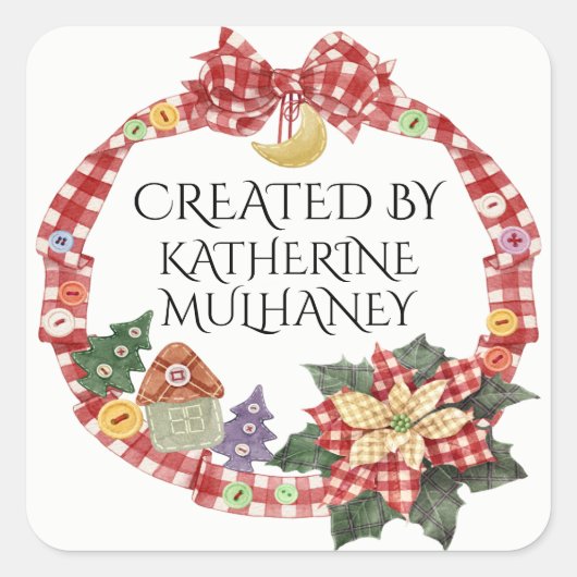 Handgemaakte / Crafter Sticker (Voorkant)