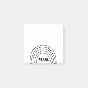 Handgemaakte Curve-lijnen aangepast aan het aangep Post-it® Notes