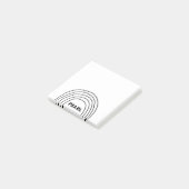 Handgemaakte Curve-lijnen aangepast aan het aangep Post-it® Notes (Schuin)