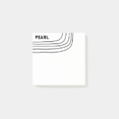 Handgemaakte Curve-lijnen aangepast aan het aangep Post-it® Notes (Voorkant)