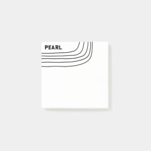 Handgemaakte Curve-lijnen aangepast aan het aangep Post-it® Notes