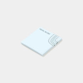 Handgemaakte Curve-lijnen aangepast aan het aangep Post-it® Notes (Schuin)