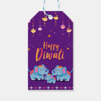 Handgemaakte Diwali Gift Label Cadeaulabel