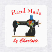 Handgemaakte Dressmakers Gepersonaliseerde Labels (Design 1)