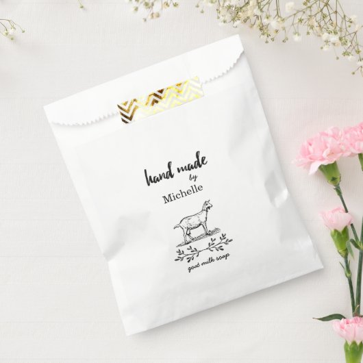 Handgemaakte Geitenmelk Zeep Gepersonaliseerde Mon Bedankzakje (Gezegeld)
