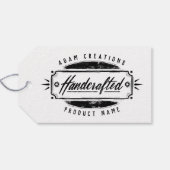 Handgemaakte gepersonaliseerde label hangen Labels Cadeaulabel (Achterkant Horizontaal)