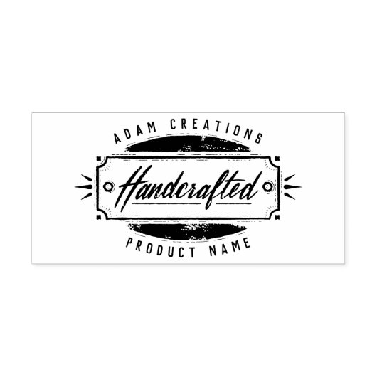 Handgemaakte gepersonaliseerde label stempel (Design)