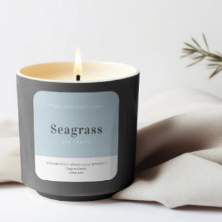 Handgemaakte gepersonaliseerde productinformatie vierkante sticker