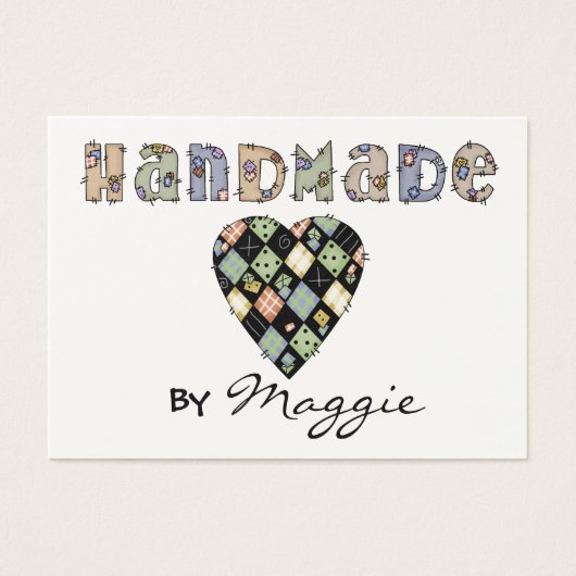 "Handgemaakte" Gift Enclosure Kaart / Label van SR (Voorkant)